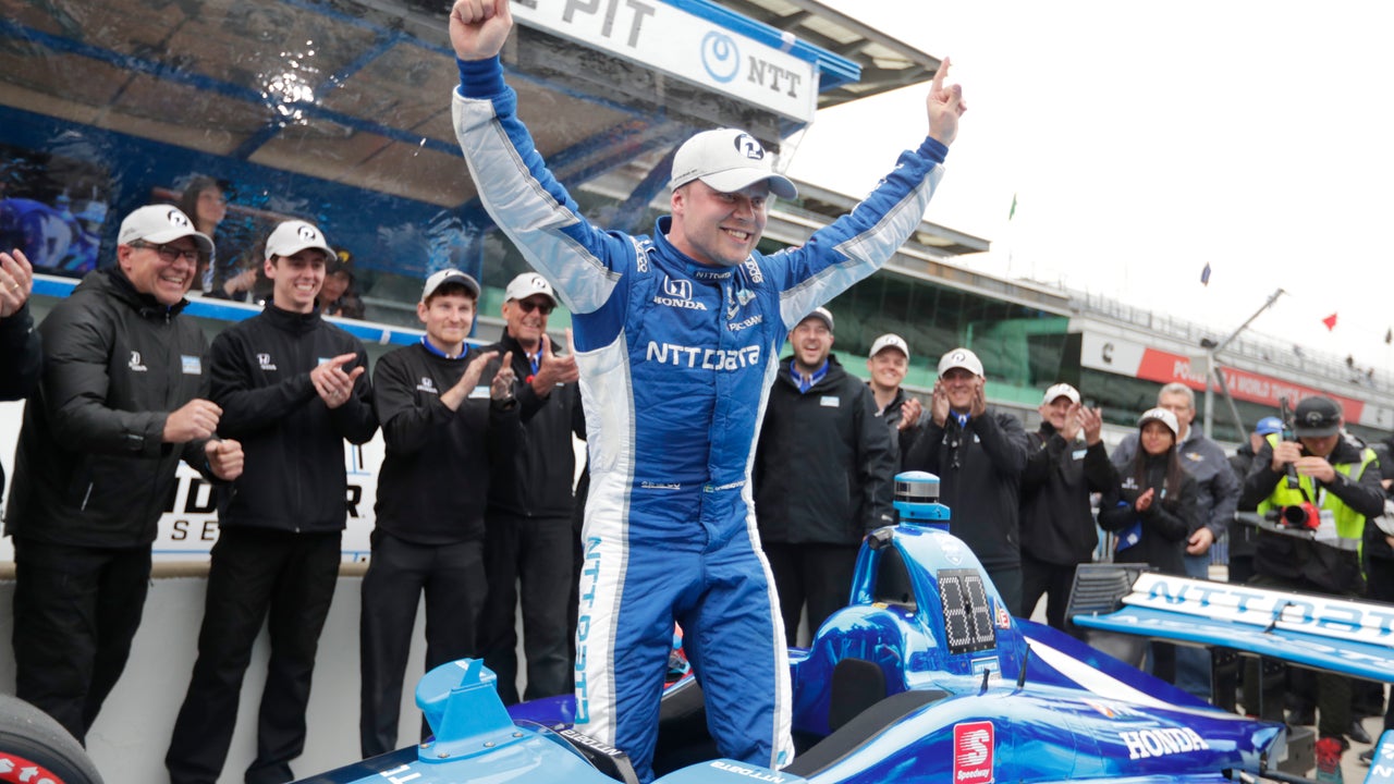 Sweden's Rosenqvist off to strong IndyCar rookie season